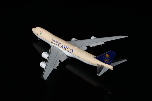 HX Models 1:400 Saudia Cargo Boeing 747-8F HZ-AI3 Flaps Down B631601F