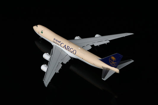 HX Models 1:400 Saudia Cargo Boeing 747-8F HZ-AI4 Flaps Down B631602F
