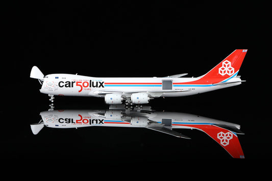 HX Models 1:400 Cargolux Boeing 747-8F LX-VCC "50 Years" Interactive B632001C
