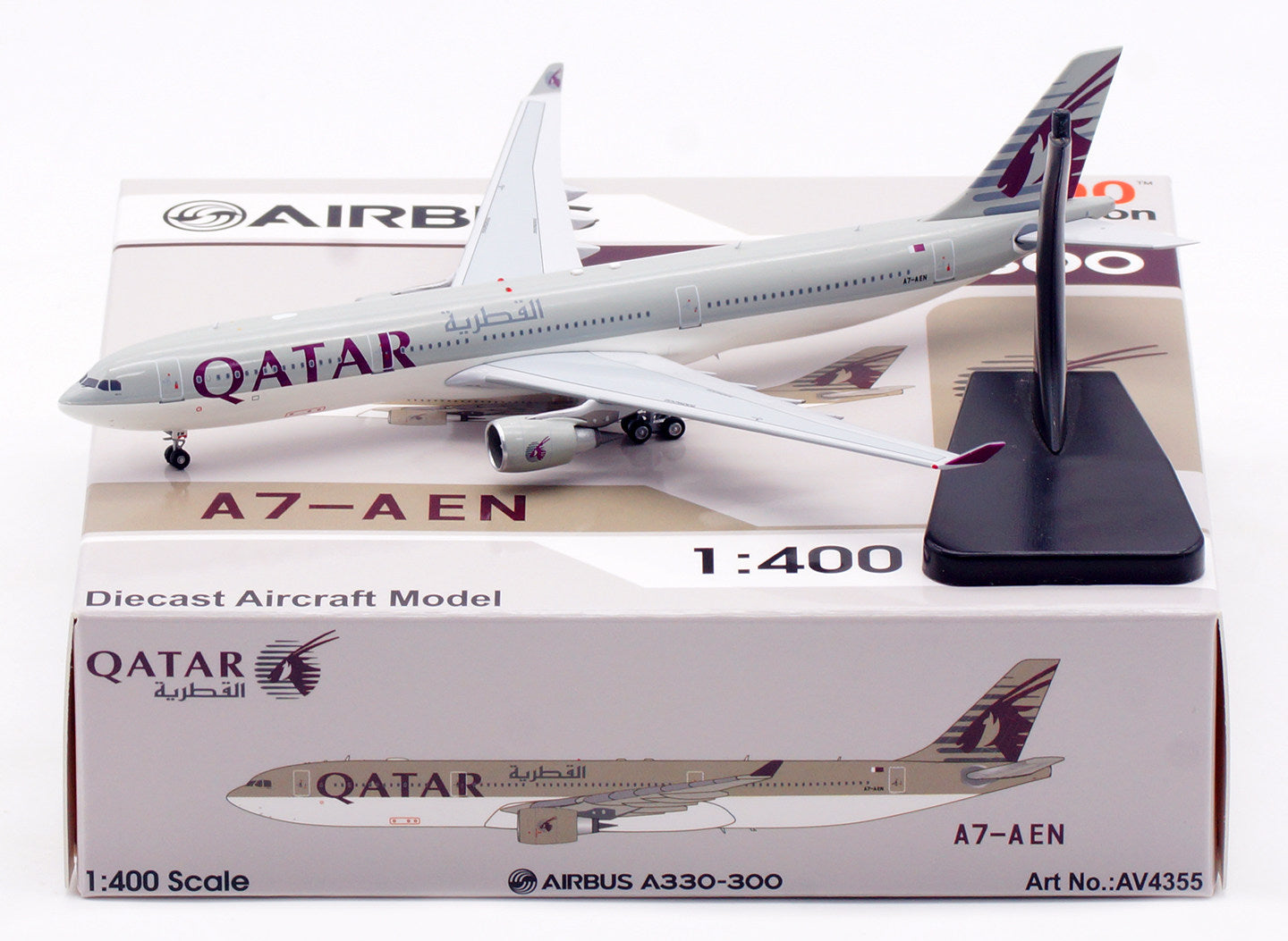 Aviation400 Qatar Airways Airbus A330-300 A7-AEN AV4355