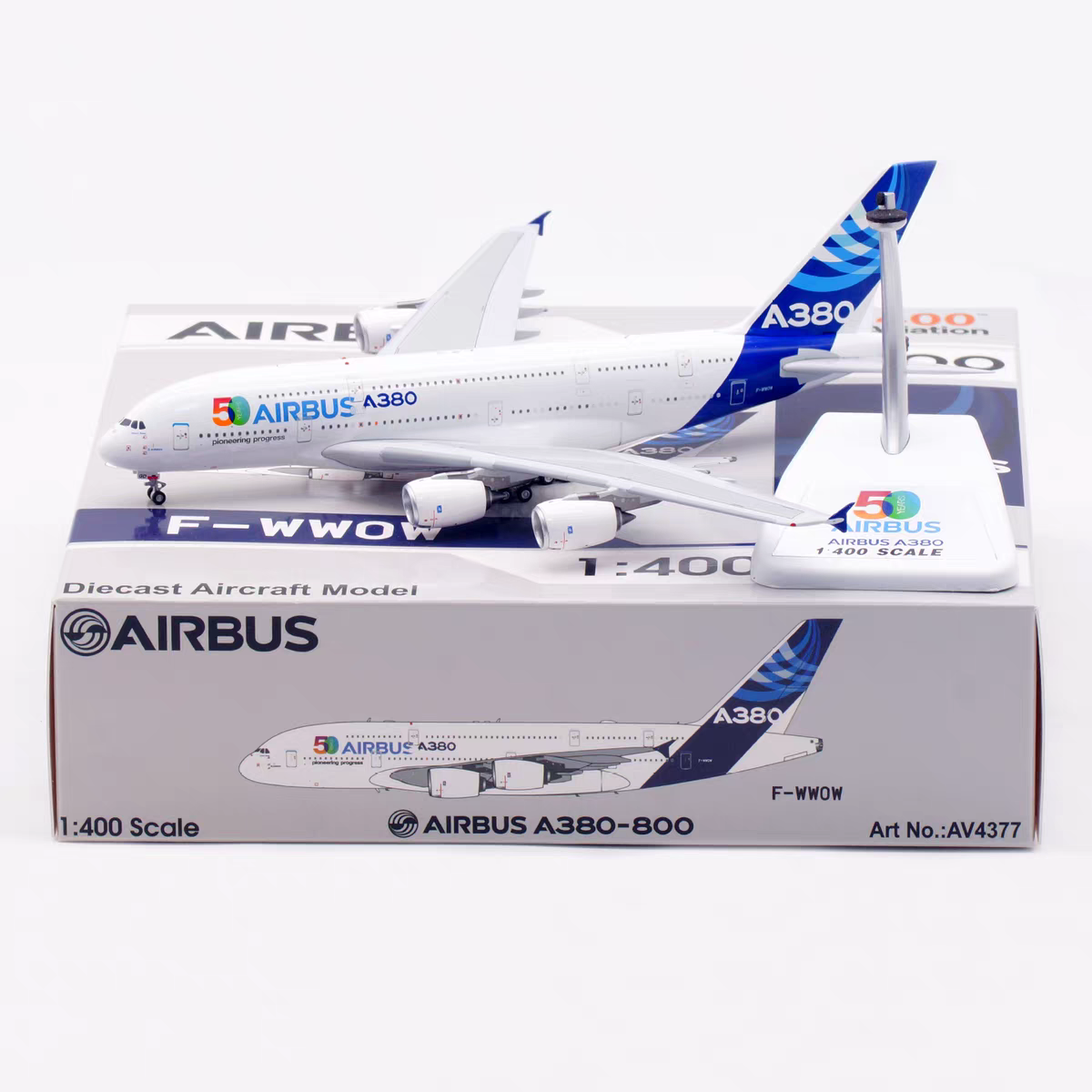 AV400 Airbus Industrie A380 F-WWOW "50 Years Pioneering Progress" AV4377