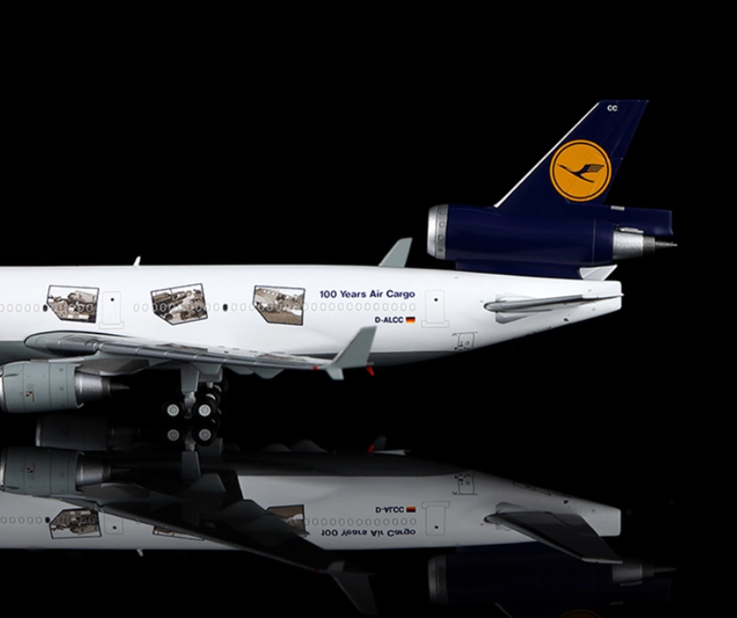 YY Wings 1:400 Lufthansa Cargo McDonnell Douglas MD-11F D-ALCC "100 Years Air Cargo"