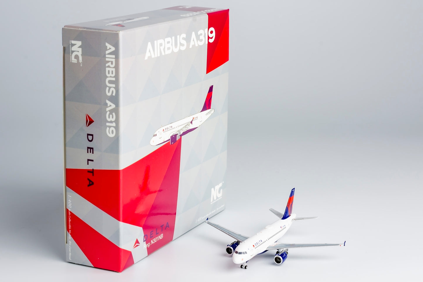 NG Models 1:400 Delta Air Lines Airbus A319 N301NB NG 49026