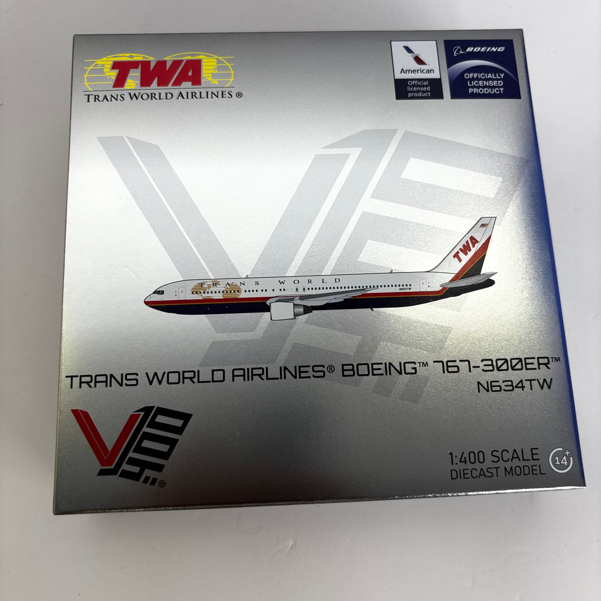 Pre-Order V1:400 Trans World Airlines (TWA) Boeing 767-300 N643TW "Globe" 400018
