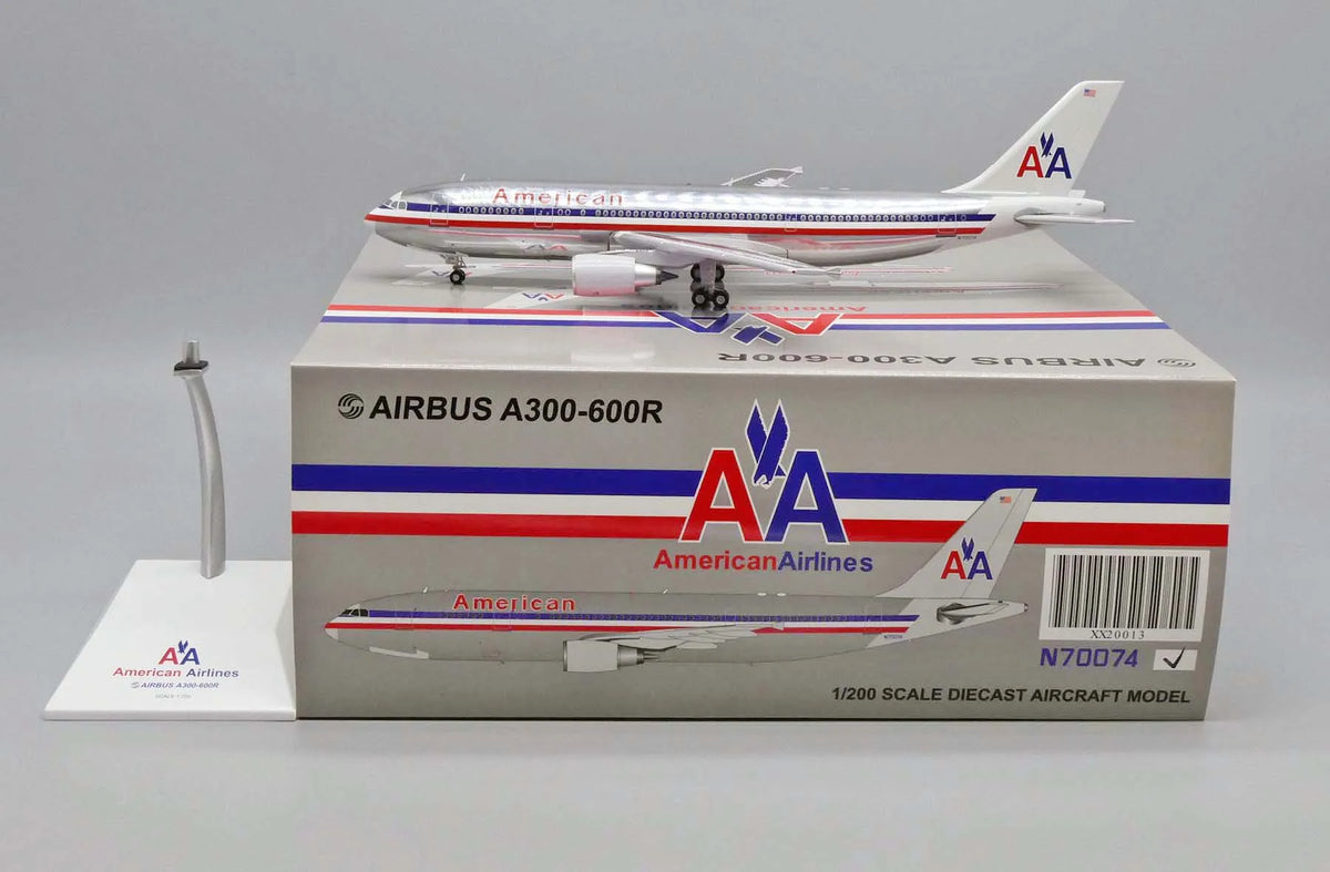 JC Wings 1:200 American Airlines Airbus A300-600R N70074 XX20013