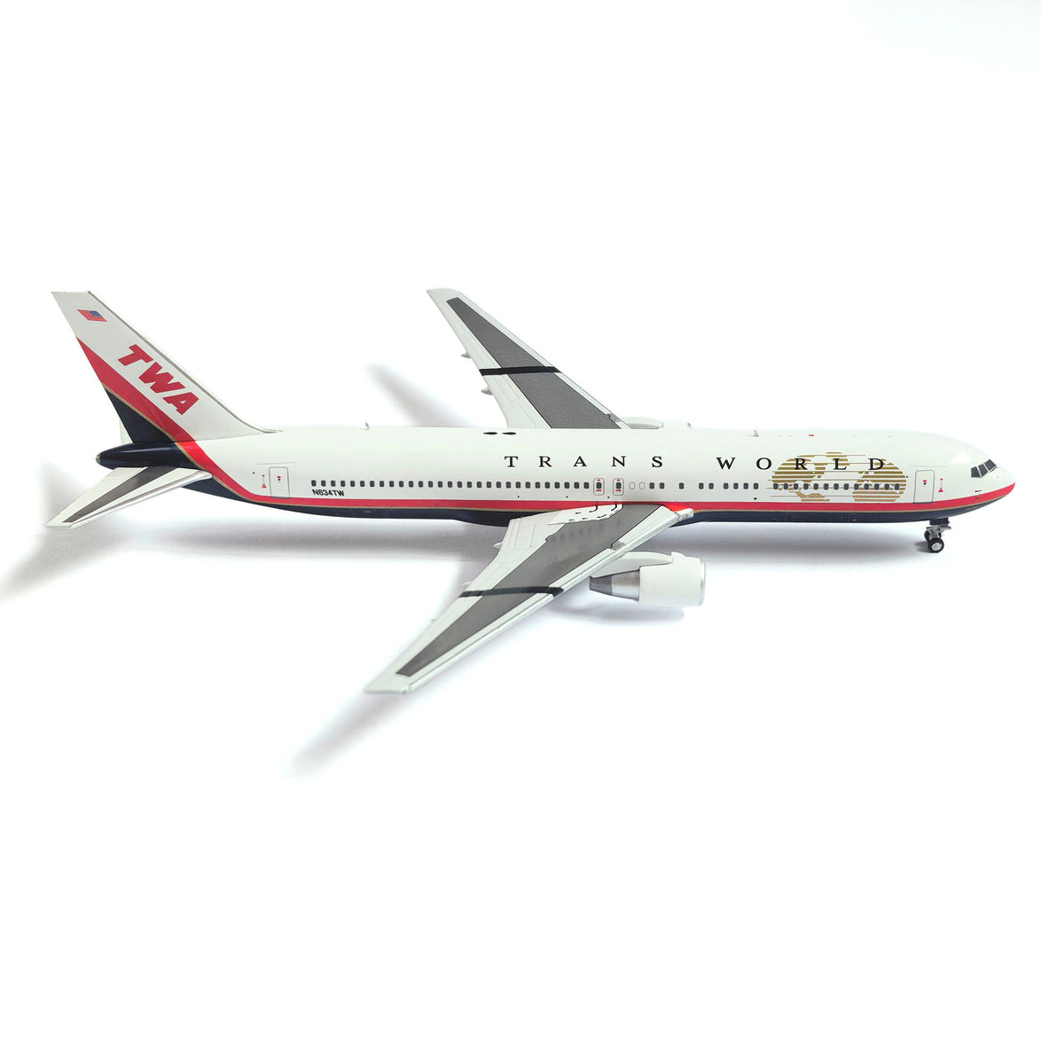 Pre-Order V1:400 Trans World Airlines (TWA) Boeing 767-300 N643TW "Globe" 400018