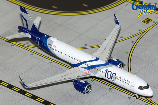 1:400 GeminiJets Delta Air Lines Airbus A321NEO N589DT 100 Years Livery GJDAL2334