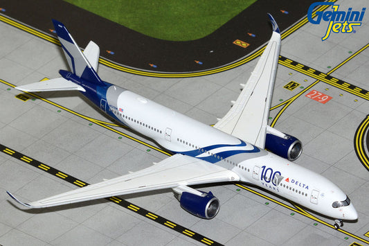 1:400 GeminiJets Delta Air Lines Airbus A350-900 N527DN 100 Years Livery GJDAL2335