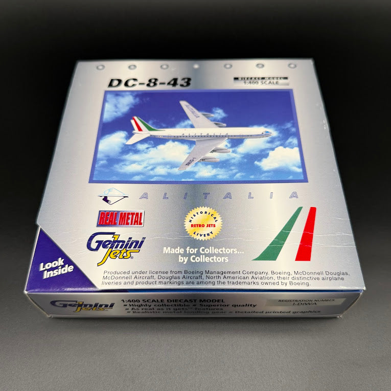 Gemini Jets 1:400 Alitalia McDonnell Douglas DC-8 I-DWA