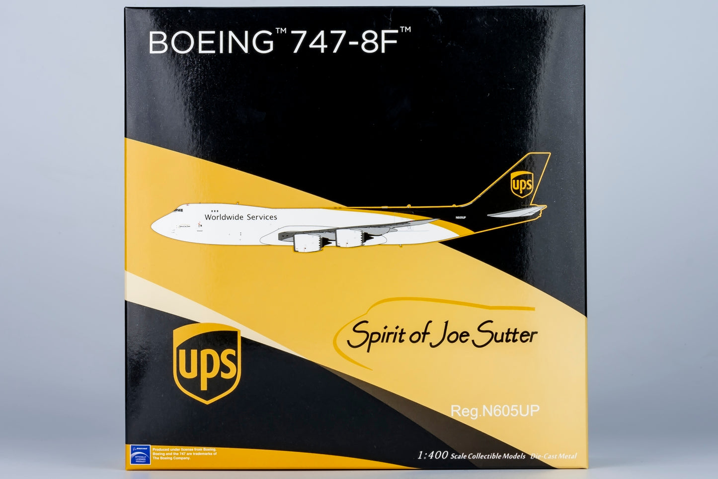 NG Models 1:400 UPS Boeing 747-8F "Spirit of Joe Sutter" N605UP NG 78026