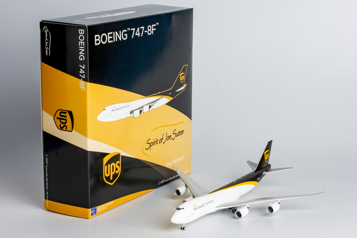 NG Models 1:400 UPS Boeing 747-8F "Spirit of Joe Sutter" N605UP NG 78026