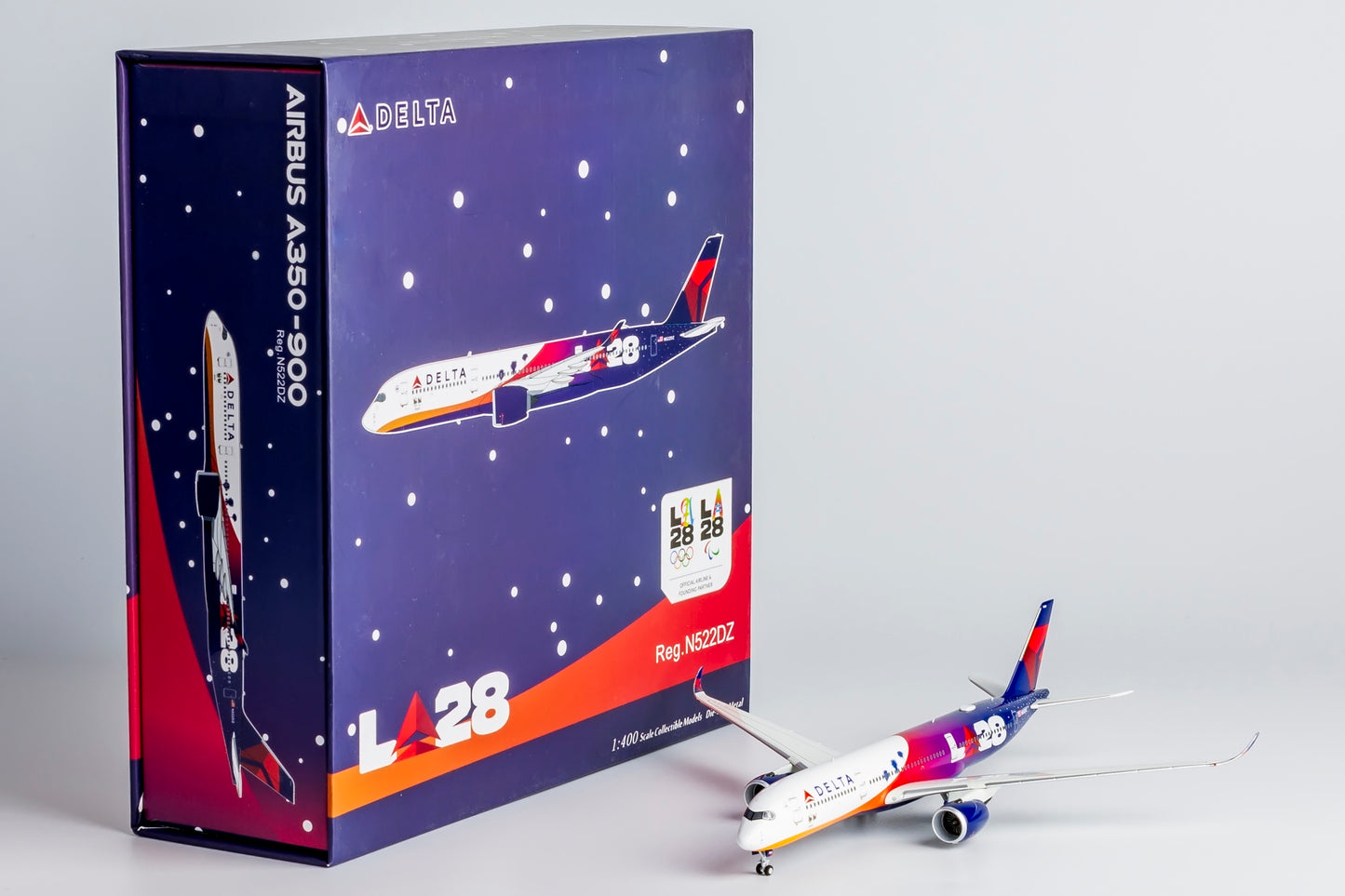 NG ULTIMATE 1:400 Delta Air Lines A350-900 N522DZ LA28 livery NG 39071