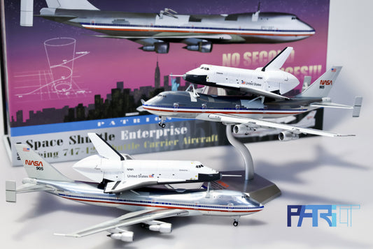 Patriot Models 1:400 NASA Boeing 747-123 (SCA) N905NA with “Enterprise” Space Shuttle