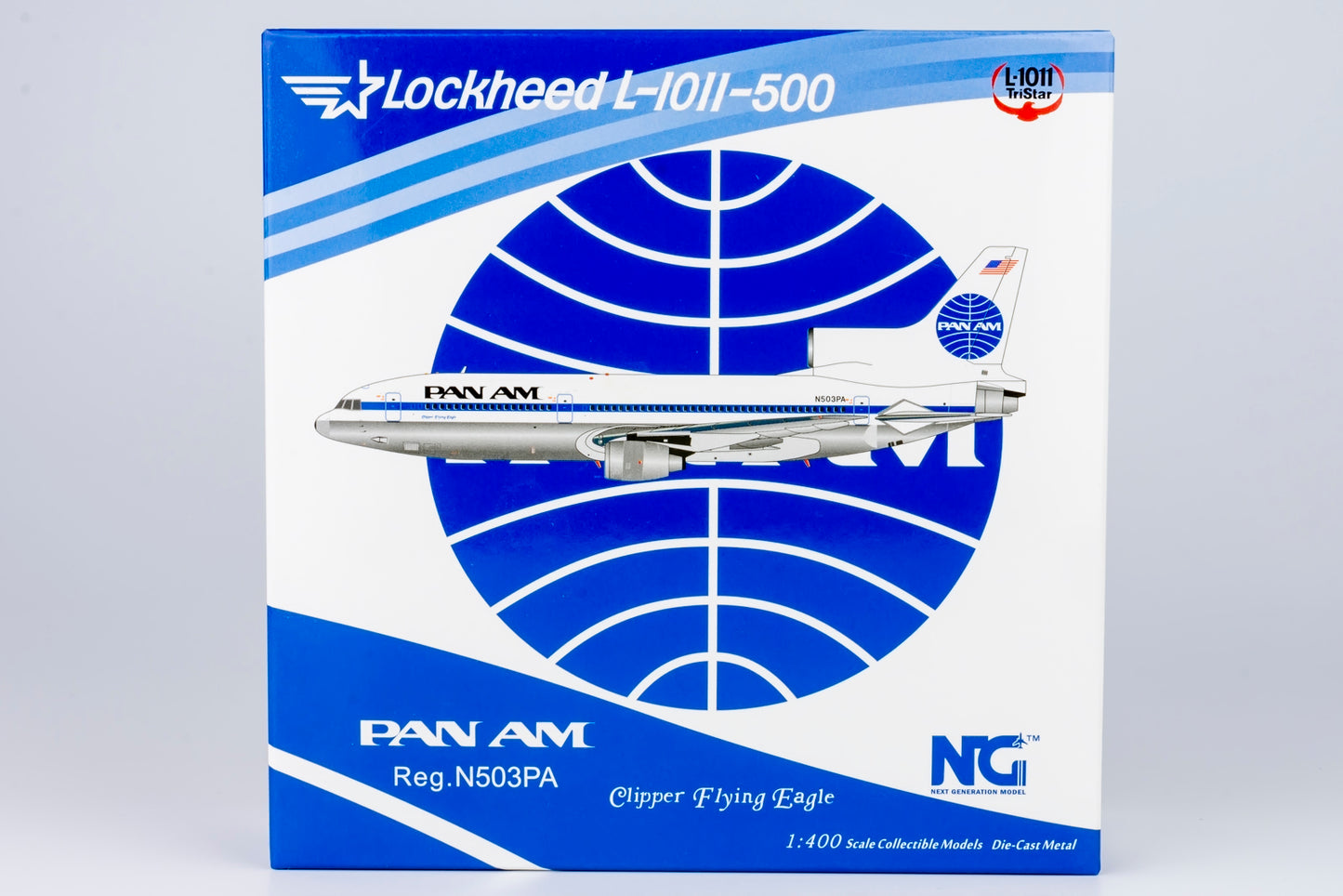 NG Models 1:400 Pan Am L-1011-500 "Clipper Flying Eagle" N503PA NG 35021