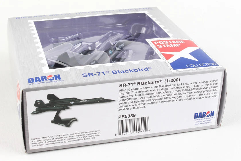 Postage Stamp 1:200 SR-71 USAF Blackbird PS5389