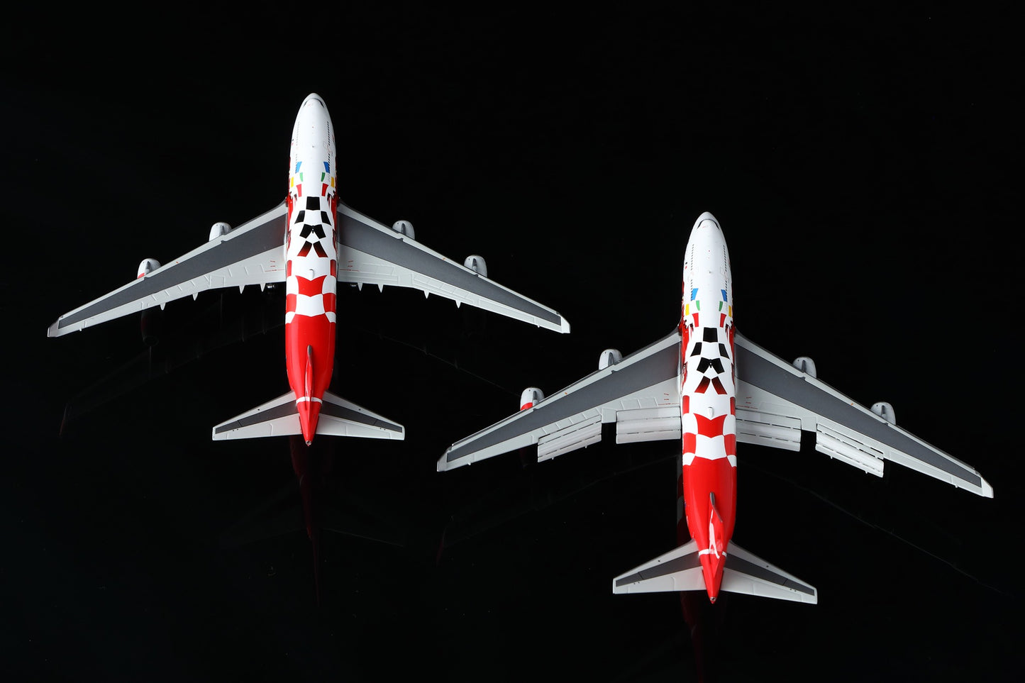 HX Models 1:400 Qantas Boeing 747-400 VH-OJC "2000 Australian Grand Prix"