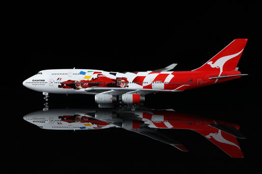 HX Models 1:400 Qantas Boeing 747-400 VH-OJC "2000 Australian Grand Prix"