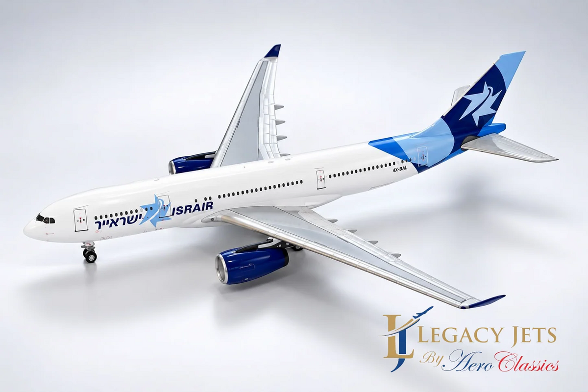 Pre-Order Legacy Jets 1:400 Israir Airbus A330-200 4X-BAL LJ11516-18