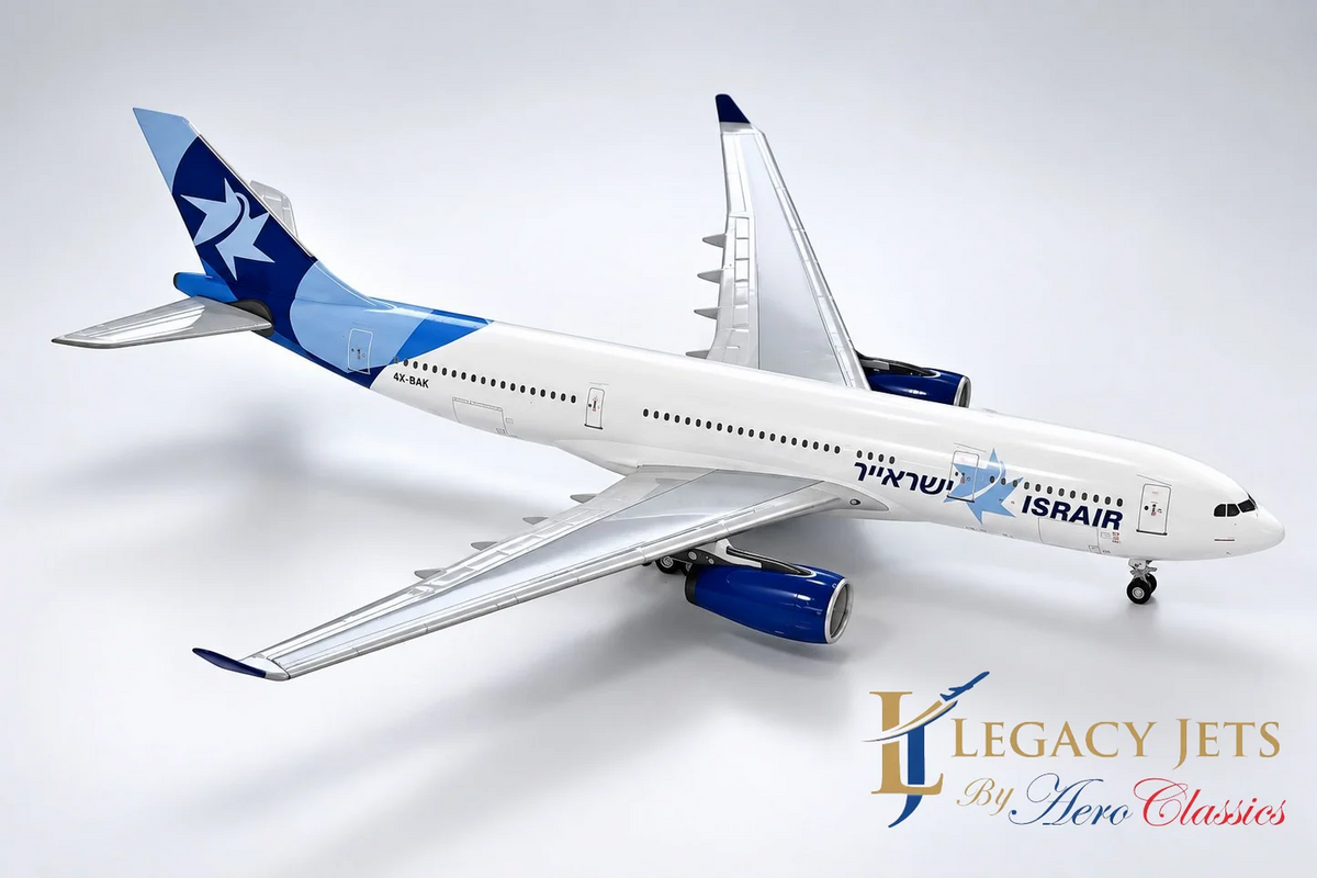 Pre-Order Legacy Jets 1:400 Israir Airbus A330-200 4X-BAK LJ11516-17