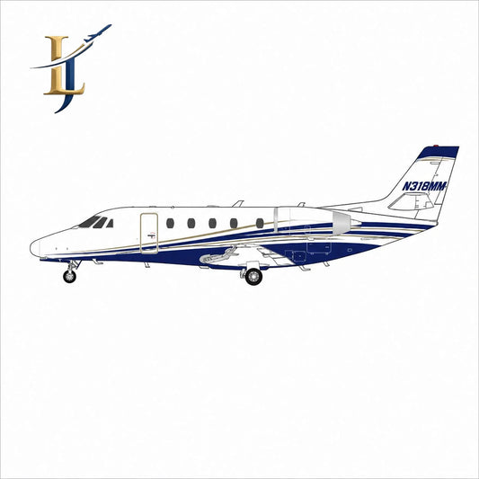Pre-Order Legacy Jets 1:50 Cessna Citation 560XL Excel N318MM LJ11516-3