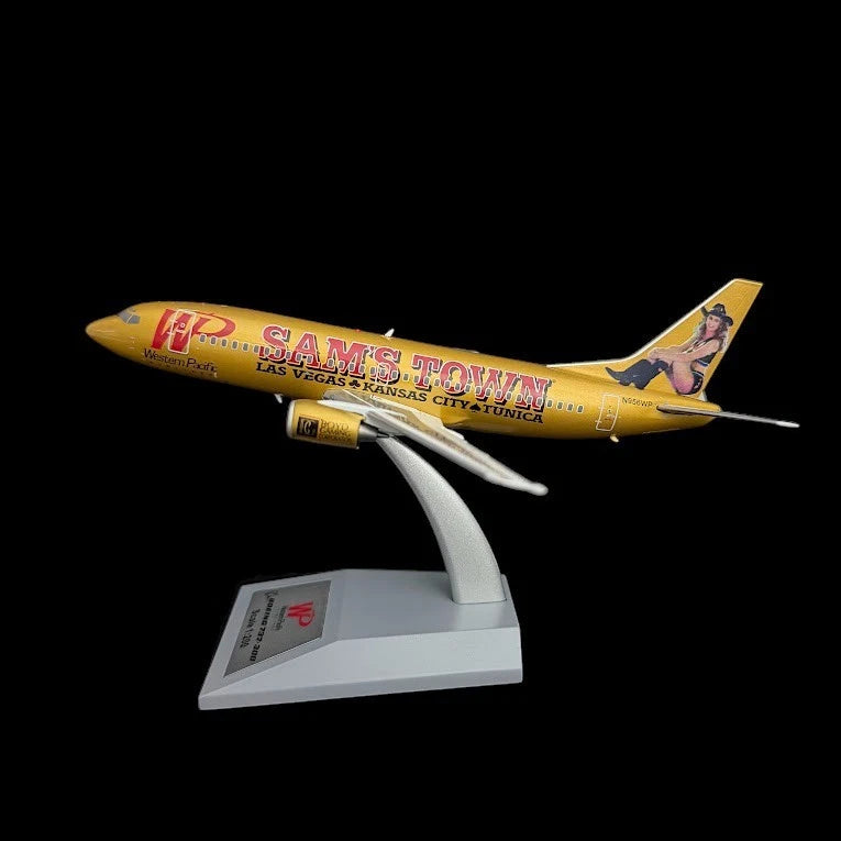 B-Models 1:200 Western Pacific Airlines Boeing 737-300 N956WP "Sam's Town" B-733-956
