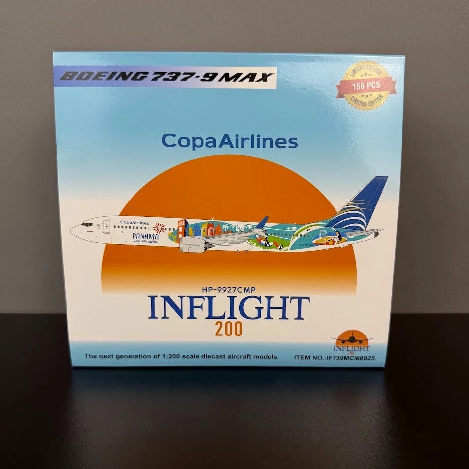 InFlight200 Copa Airlines Boeing 737 MAX 9 HP-9927CMP IF739MCM0925