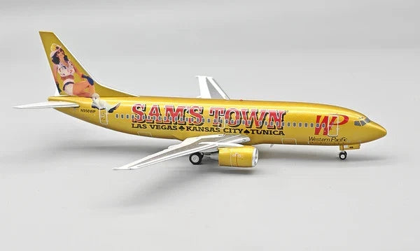 B-Models 1:200 Western Pacific Airlines Boeing 737-300 N956WP "Sam's Town" B-733-956