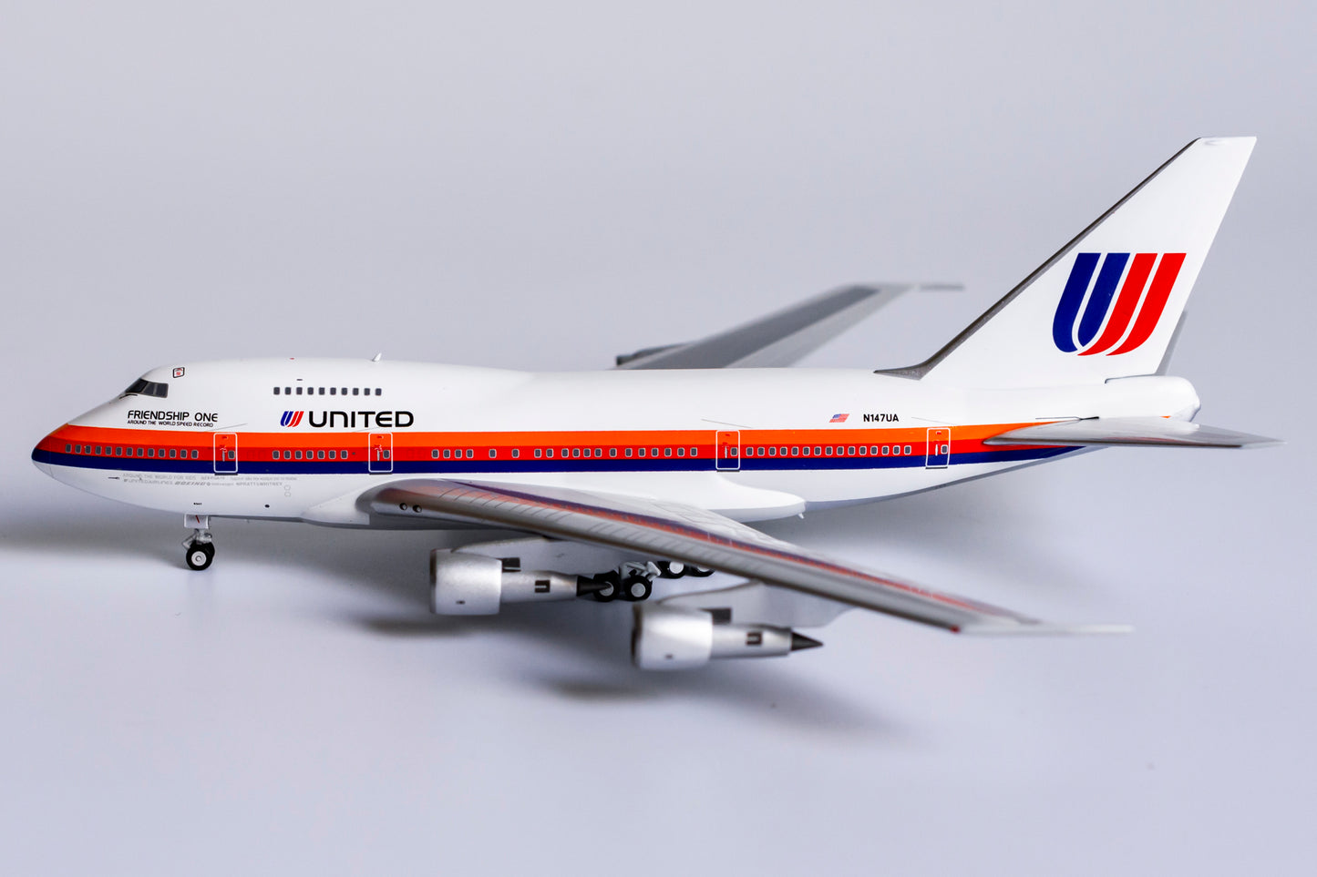 NG Models 1:400 United Airlines Boeing 747SP Saul Bass N174UA NG 07015
