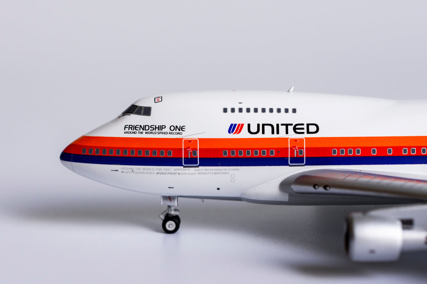 NG Models 1:400 United Airlines Boeing 747SP Saul Bass N174UA NG 07015