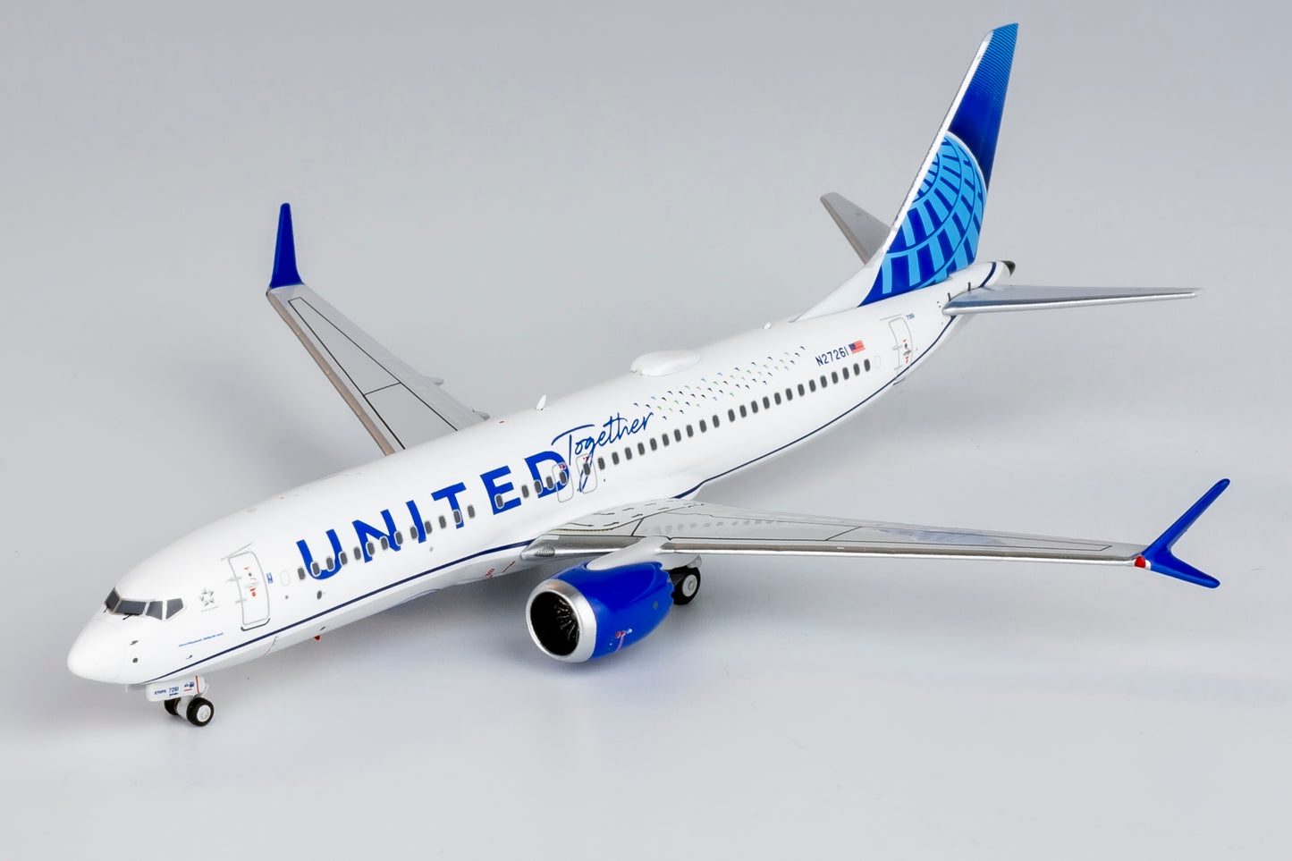 NG Models 1:400 United Airlines 737 MAX 8 N27261 "United Together" NG 88040
