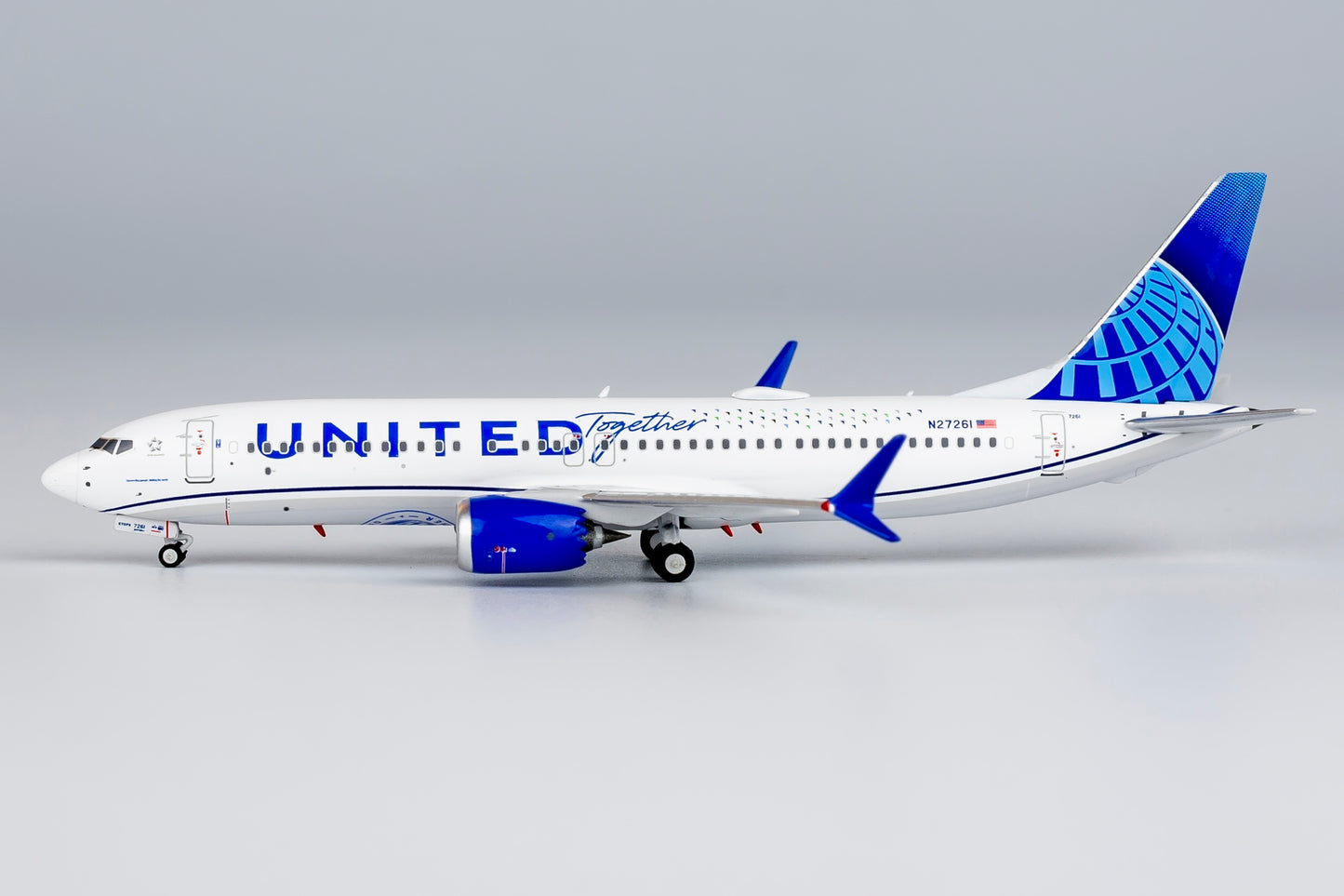 NG Models 1:400 United Airlines 737 MAX 8 N27261 "United Together" NG 88040