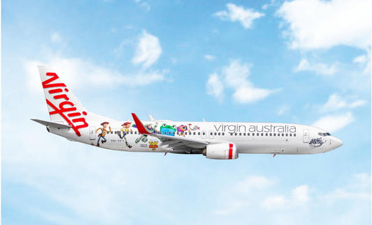 Pre-Order Phoenix Models 1:400 Virgin Australia Boeing 737-800 VH-VFY "Toy Story 5" 04711