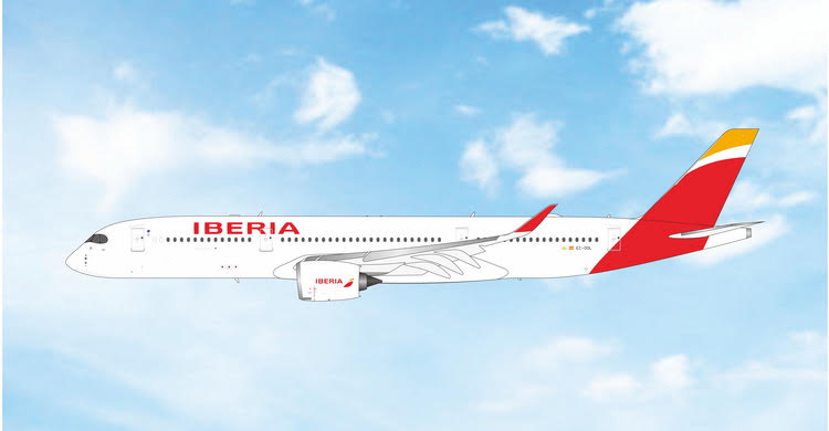 Pre-Order Phoenix Models 1:400 Iberia Airbus A350-900 E-OOL 12139