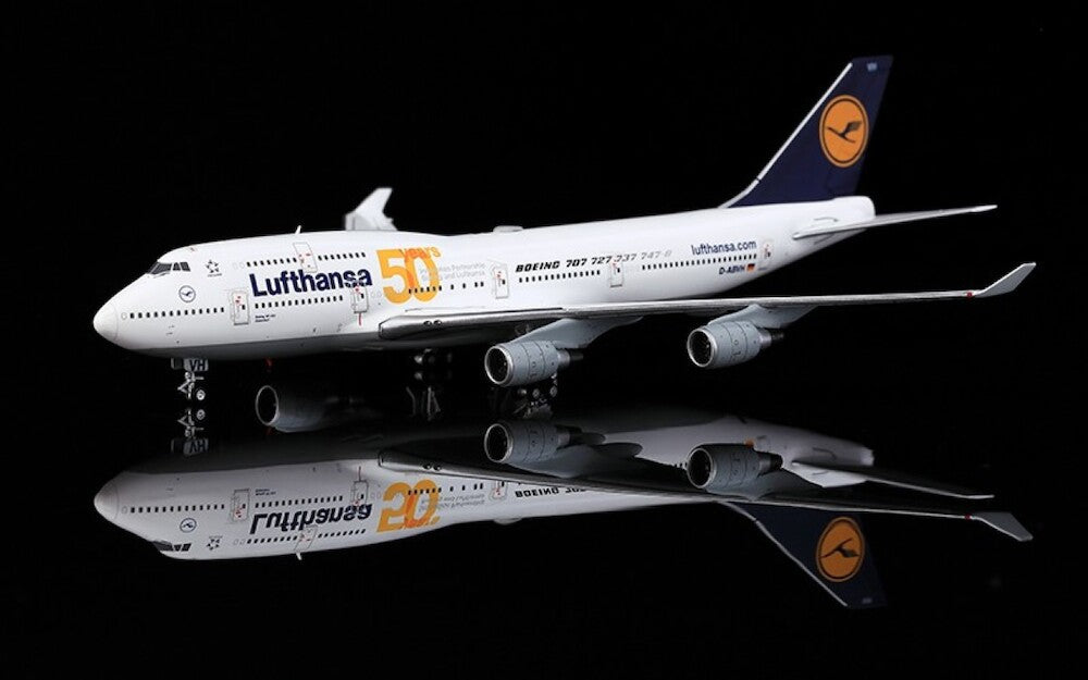 YY Wings 1:400 Lufthansa Boeing 747-400 D-ABVH "50 Years, Boeing and Lufthansa"