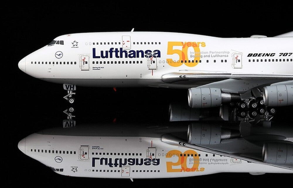 YY Wings 1:400 Lufthansa Boeing 747-400 D-ABVH "50 Years, Boeing and Lufthansa"