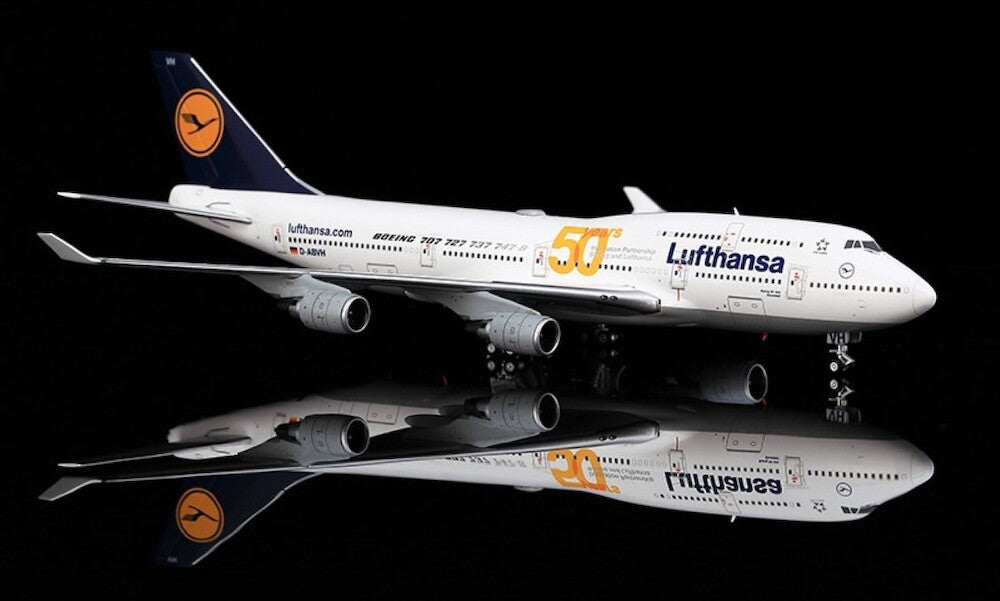 YY Wings 1:400 Lufthansa Boeing 747-400 D-ABVH "50 Years, Boeing and Lufthansa"