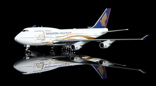 YY Wings 1:400 Singapore Airlines Boeing 747-400 9V-SMZ "50th Anniversary"