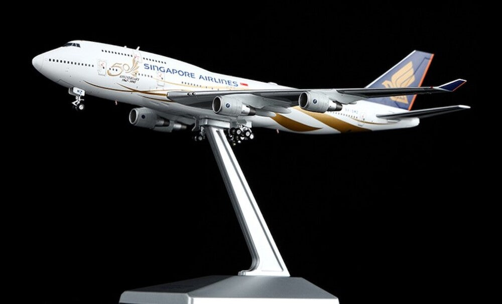 YY Wings 1:400 Singapore Airlines Boeing 747-400 9V-SMZ "50th Anniversary"